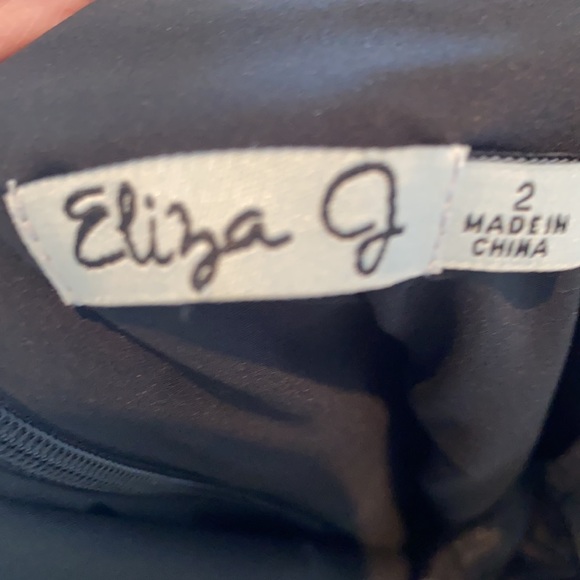 Black Sheer overlay,  dress Teal black and white - Picture 2 of 2